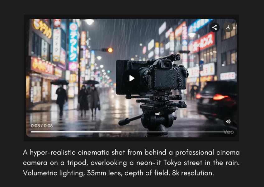 مخرج سينمائي يوجه كاميرا افتراضية باستخدام واجهة لتوليد الفيديو بالذكاء الاصطناعي