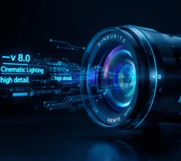 A high end conceptual digital artwork representing 1 360x320