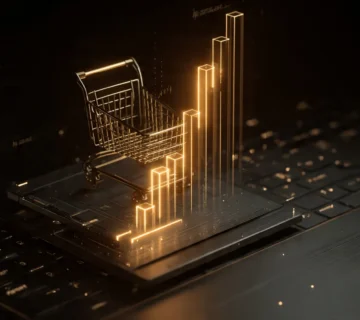 A high end conceptual digital artwork representing 2 360x320