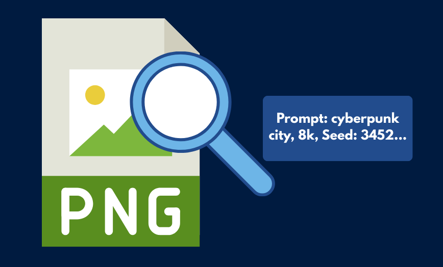 Extracción de metadatos EXIF y parámetros de generación desde un archivo PNG de Stable Diffusion