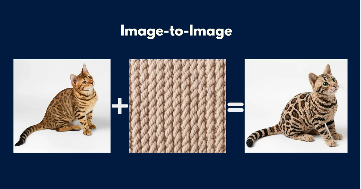 Exemple simple illustrant le concept de l'Image-to-Image