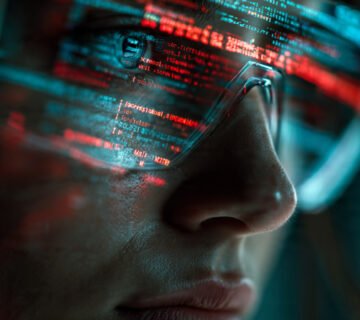 Technicien analysant et déboguant la structure d'un prompt d'intelligence artificielle