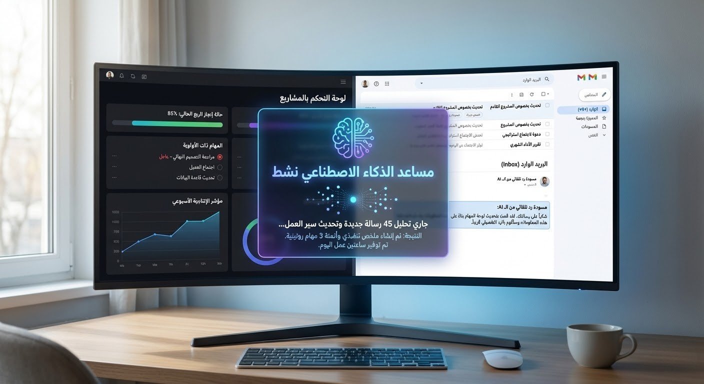 شاشة توضح كيفية استخدام قوالب الأوامر في بيئة العمل