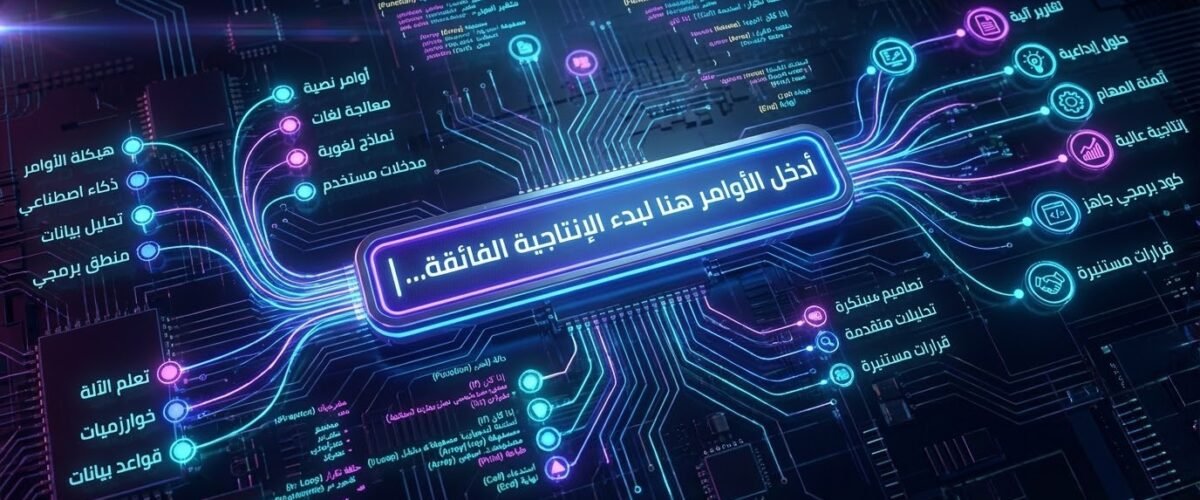 الدليل الشامل لهندسة الأوامر Prompt Engineering في ChatGPT لاحتراف الإنتاجية 1200x500