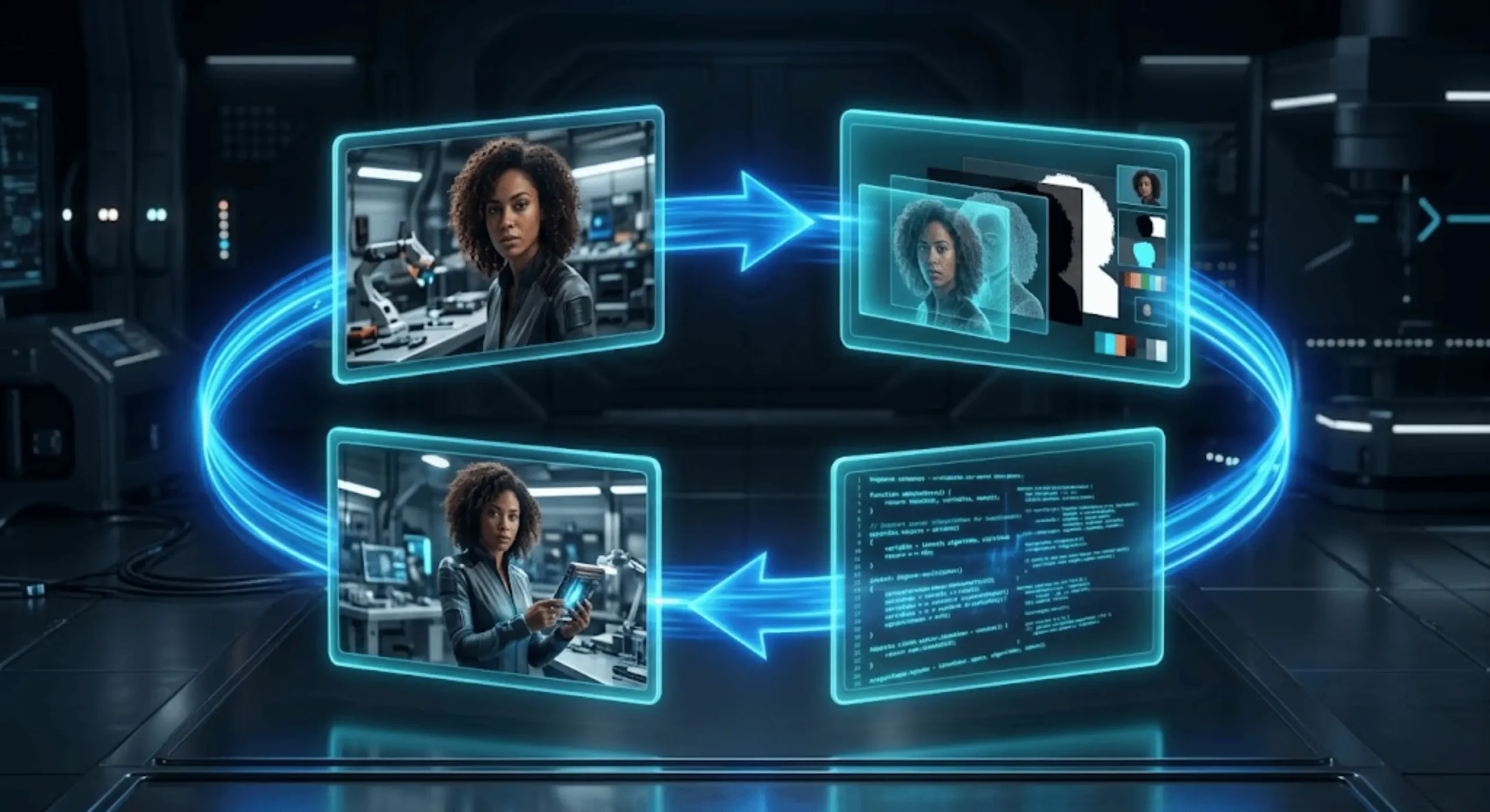 Iterative reverse prompt engineering workflow for AI images
