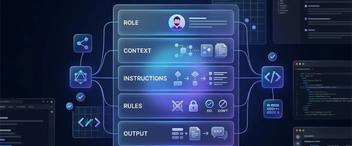 Claude system prompt best practices visualized as an XML based production prompt architecture