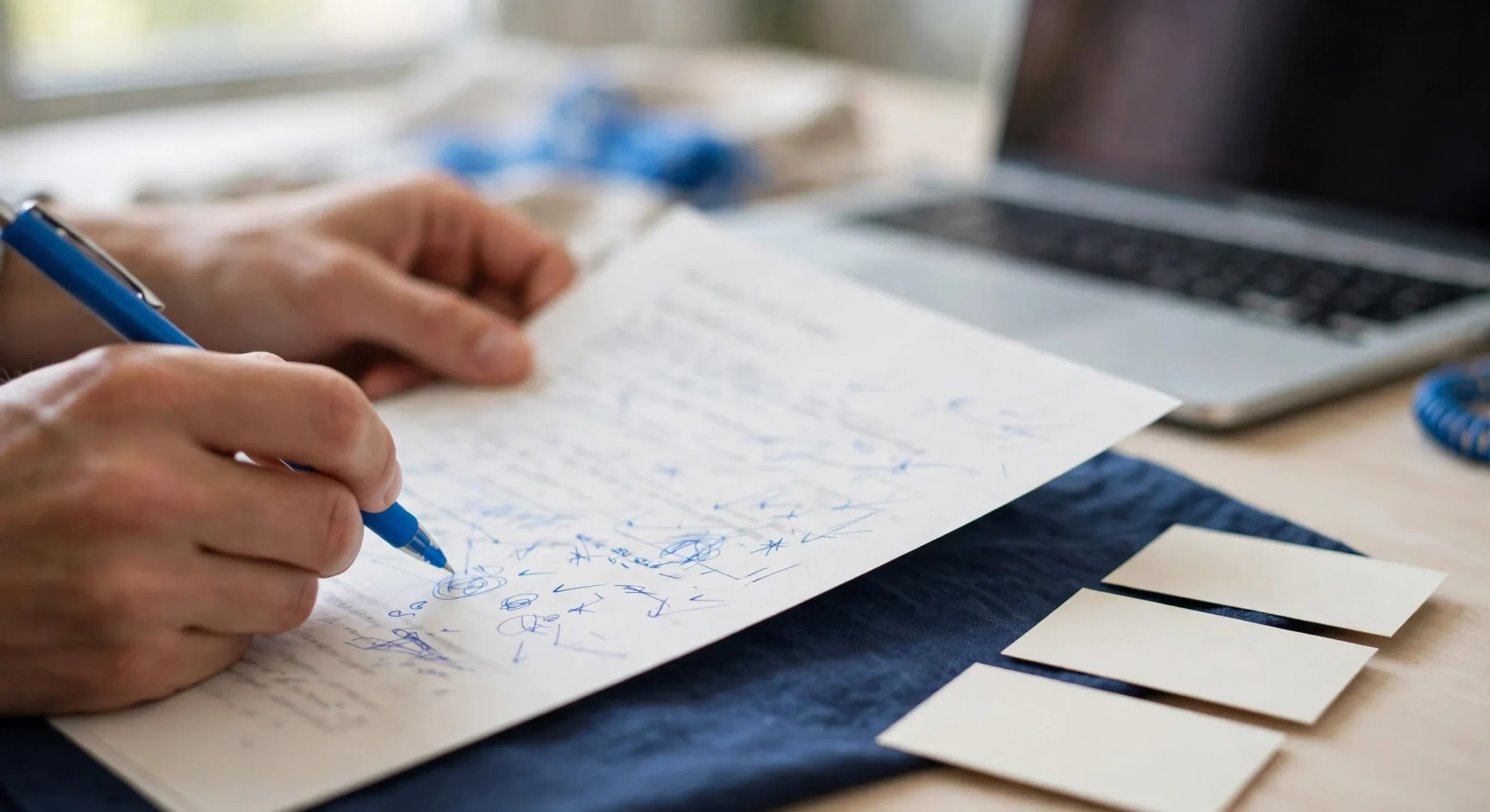 An editor reviewing a ChatGPT draft against facts, tone, and formatting requirements